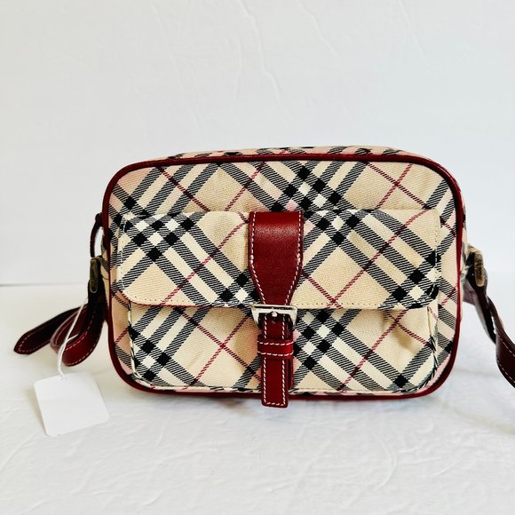 Burberry Bags Authentic Burberry London Blue Label Nova Check Crossbody Bag Poshmark